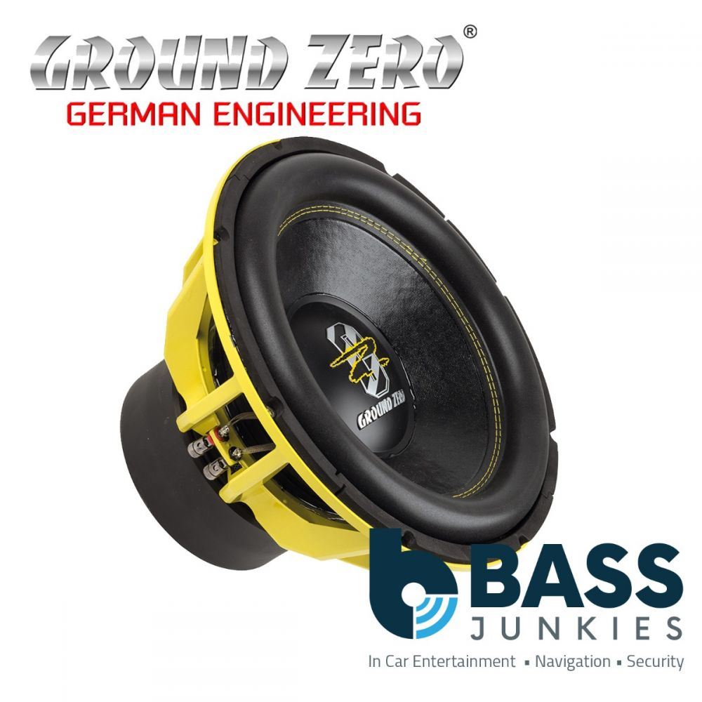 Ground Zero GZHW 38SPL - 15" Inch 38cm Dual 1-Ohm SPL 3500 Watts Car Sub Subwoofer