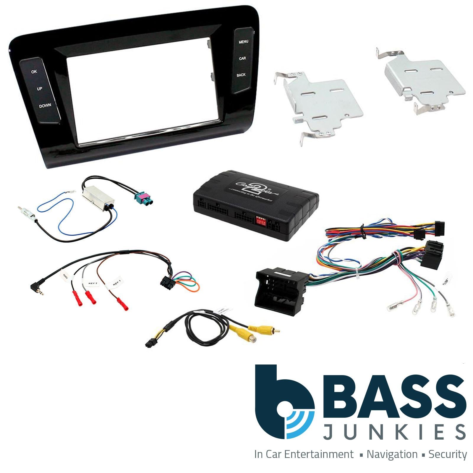 Connects2 CTKSK04 - Skoda Octavia 2014 Onwards Double Din Facia Installation Kit