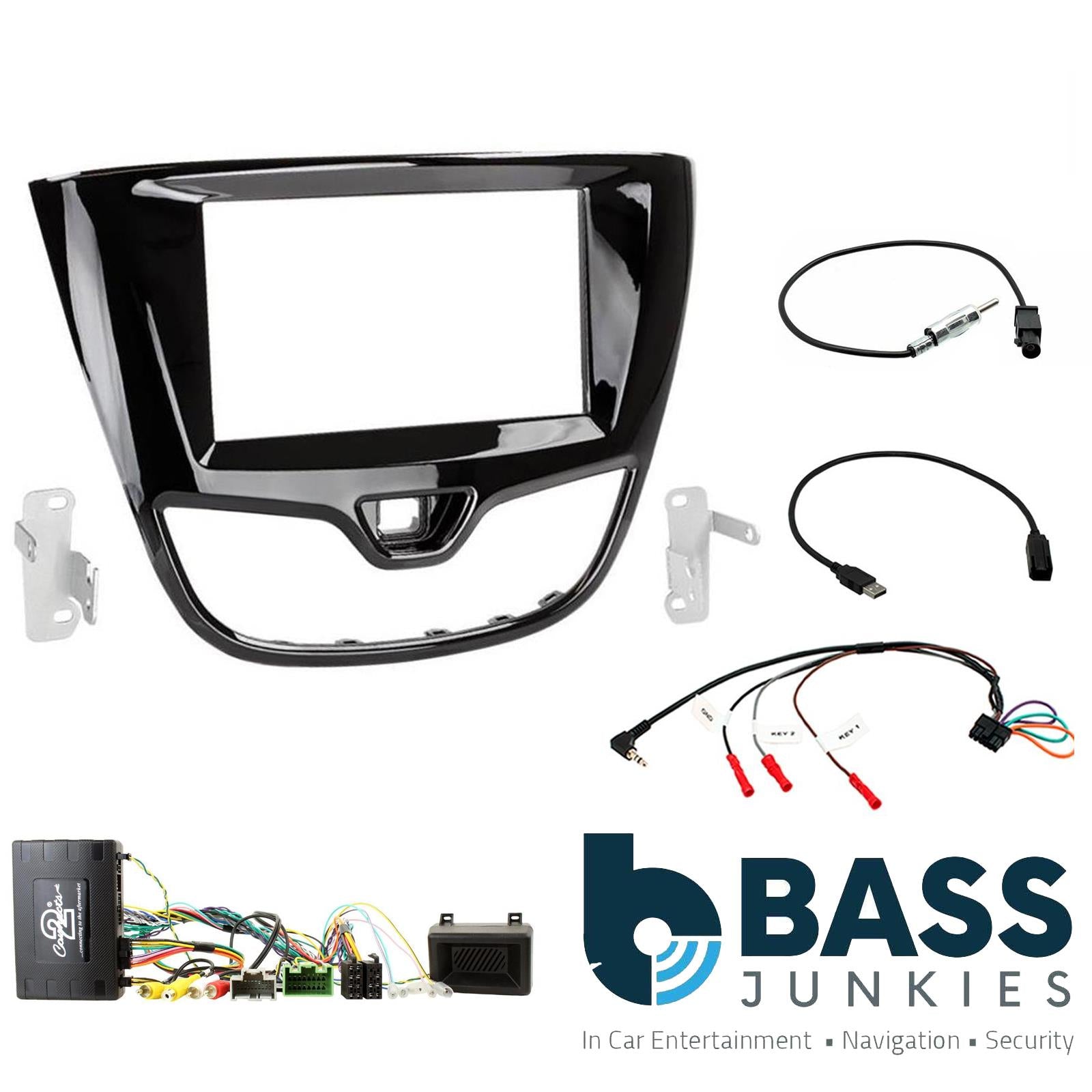 Connects2 CTKVX39 - Vauxhall Viva 2015 Onwards Double Din Fascia Installation Kit