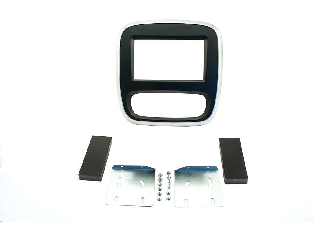 Connects2 CTKRT07 - Renault Trafic 2015 Onwards Double Din Fascia & Steering Wheel Interface Installation Kit