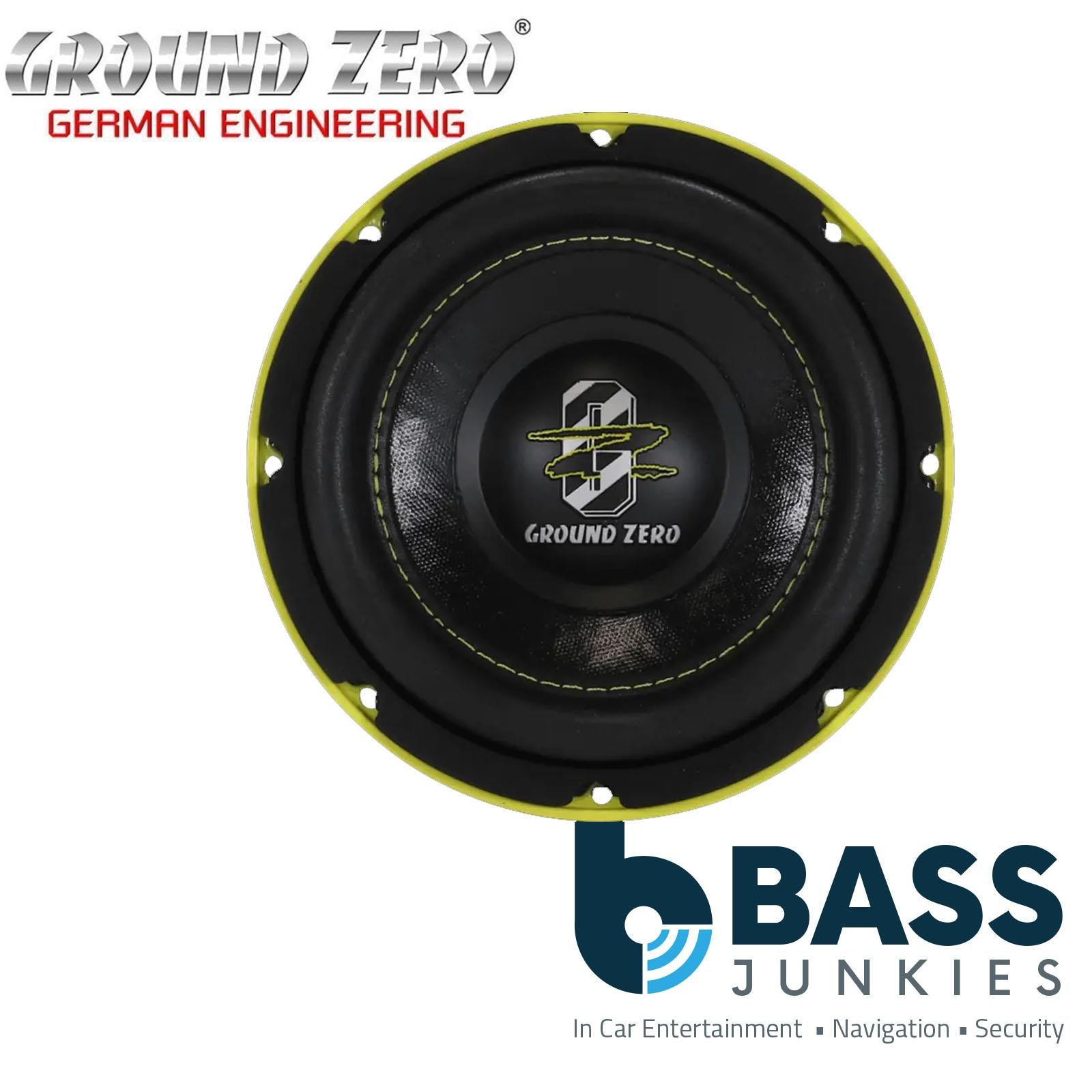 Ground Zero GZHW 16SPL - 6.5" Inch 16cm Dual 2-Ohm SPL 1000 Watts Car Sub Subwoofer