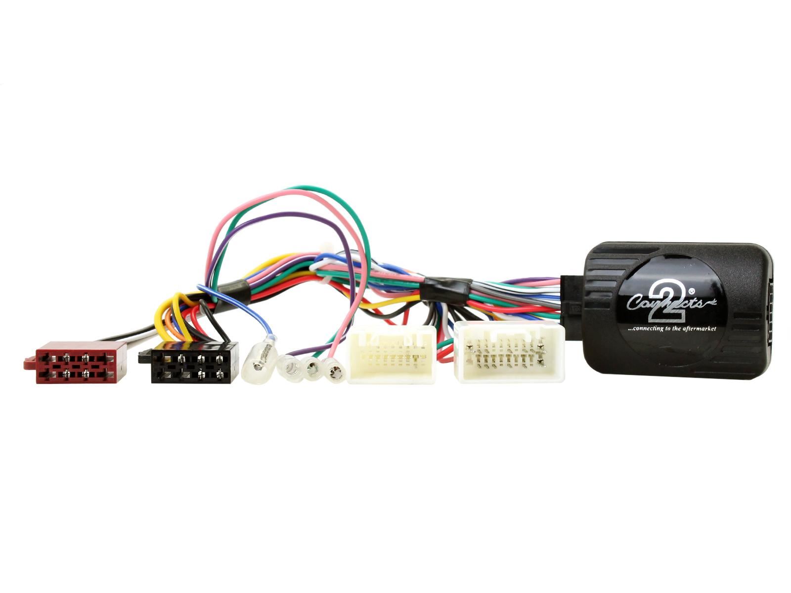 Grundig 6.8" Apple Android Double Din Stereo Fitting Kit + Steering Wheel Stalk Controls to fit Mitsubishi Lancer 2008-10