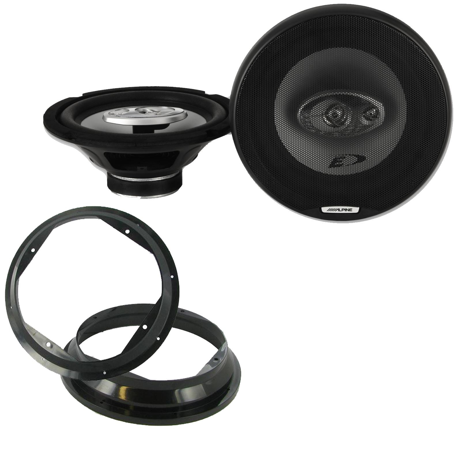 Alpine SXE-2035S 8" 8inch Speakers 560w 200mm/20cm Fits Seat Leon 2000-05 | Toledo 99-05 | Fabia <-01 | VW Bora 98-05 | Golf 97-03 | Passat 96-05 | A2 99-05