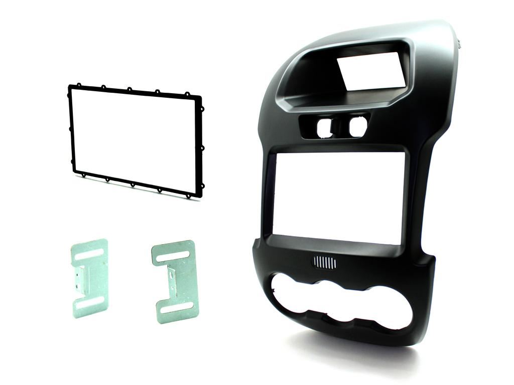 Grundig 6.8" Apple Android Double Din Stereo Fitting Kit + Steering Wheel Stalk Controls to fit Ford Ranger 2012-16