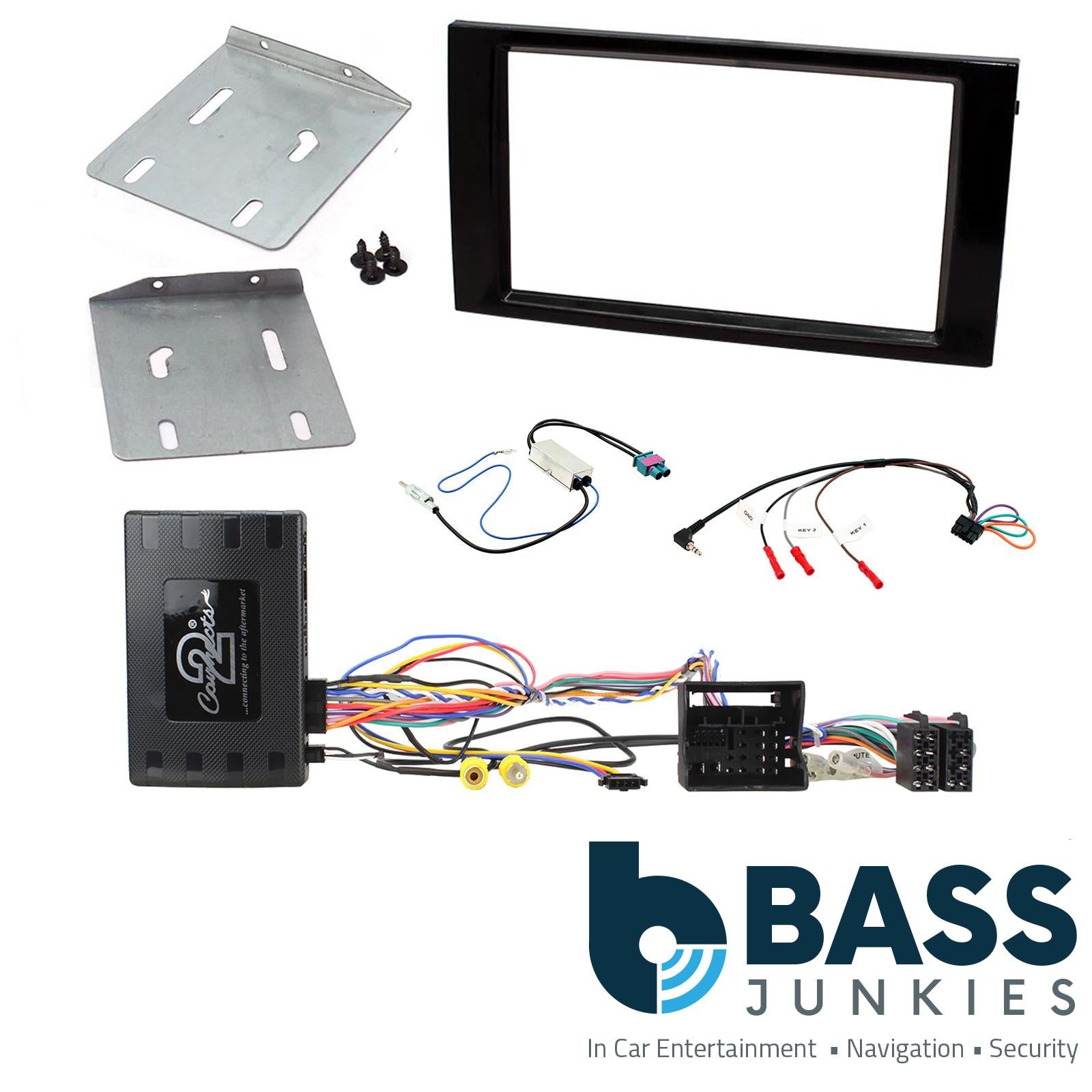 Connects2 Double Din Stereo Fitting kit for Seat Leon	5F 2012-2015 | Seat Ibiza	6P 2015-2017 Vehicle Specific Stereo Screen Steering Controls Fitting Kit