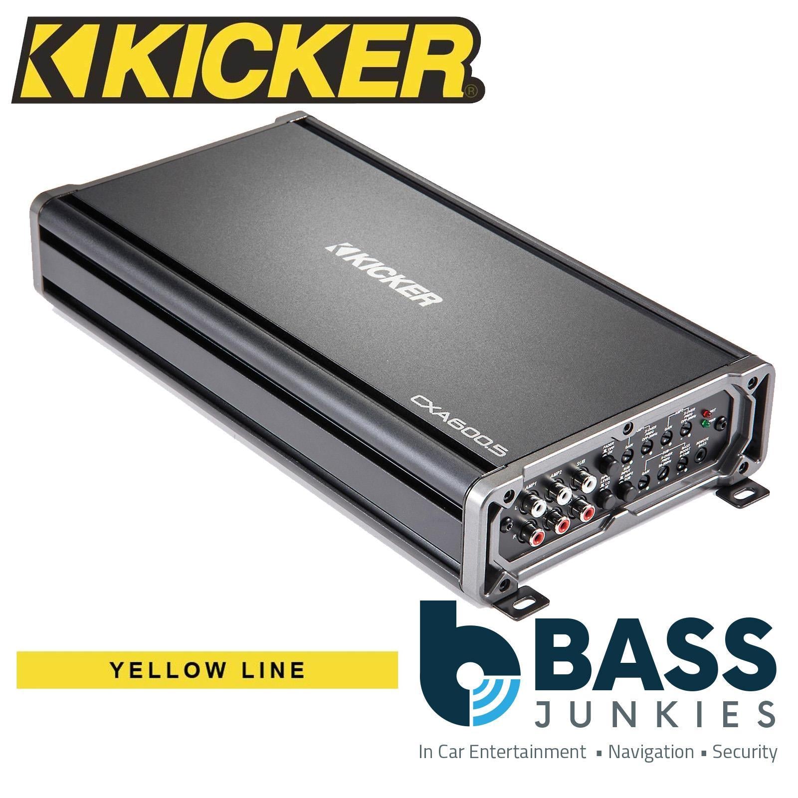 KICKER 43CXA6005 CX Series 600 Watts Multi 5 Channel Car Stereo Amp Amplifier