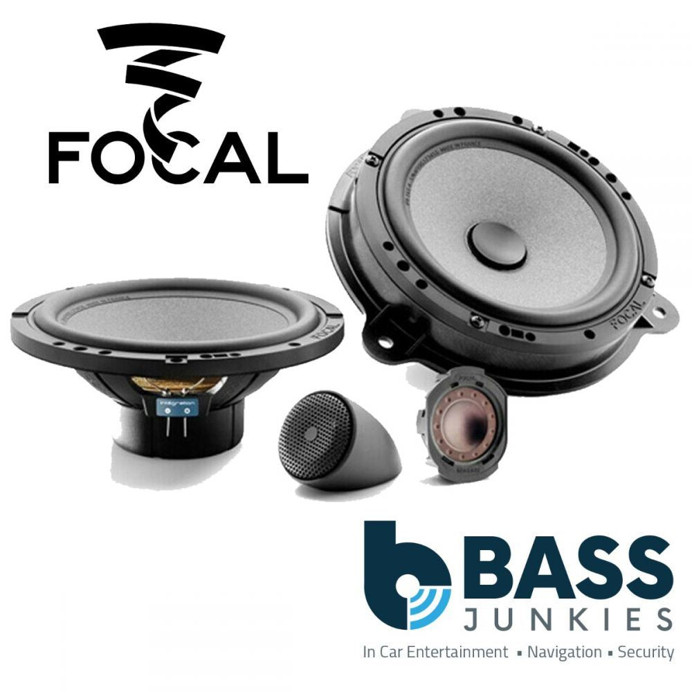 Focal ISRNS165 - Custom Fit 6.5" 240W 2-Way Component Car Speakers for Renault, Nissan, Dacia, Smart
