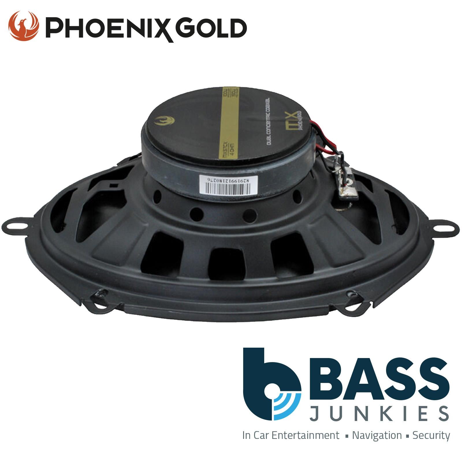 Phoenix Gold MX Series MX57CX 5x7" 150 Watts Coaxial Car Speakers