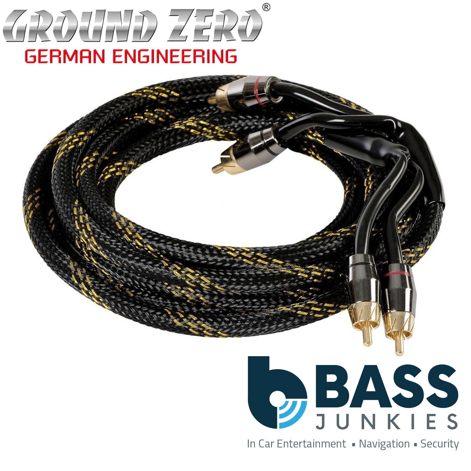 Ground Zero GZCC 5.49X-TP - 5.49m Pi-Sized RCA / cinch cable
