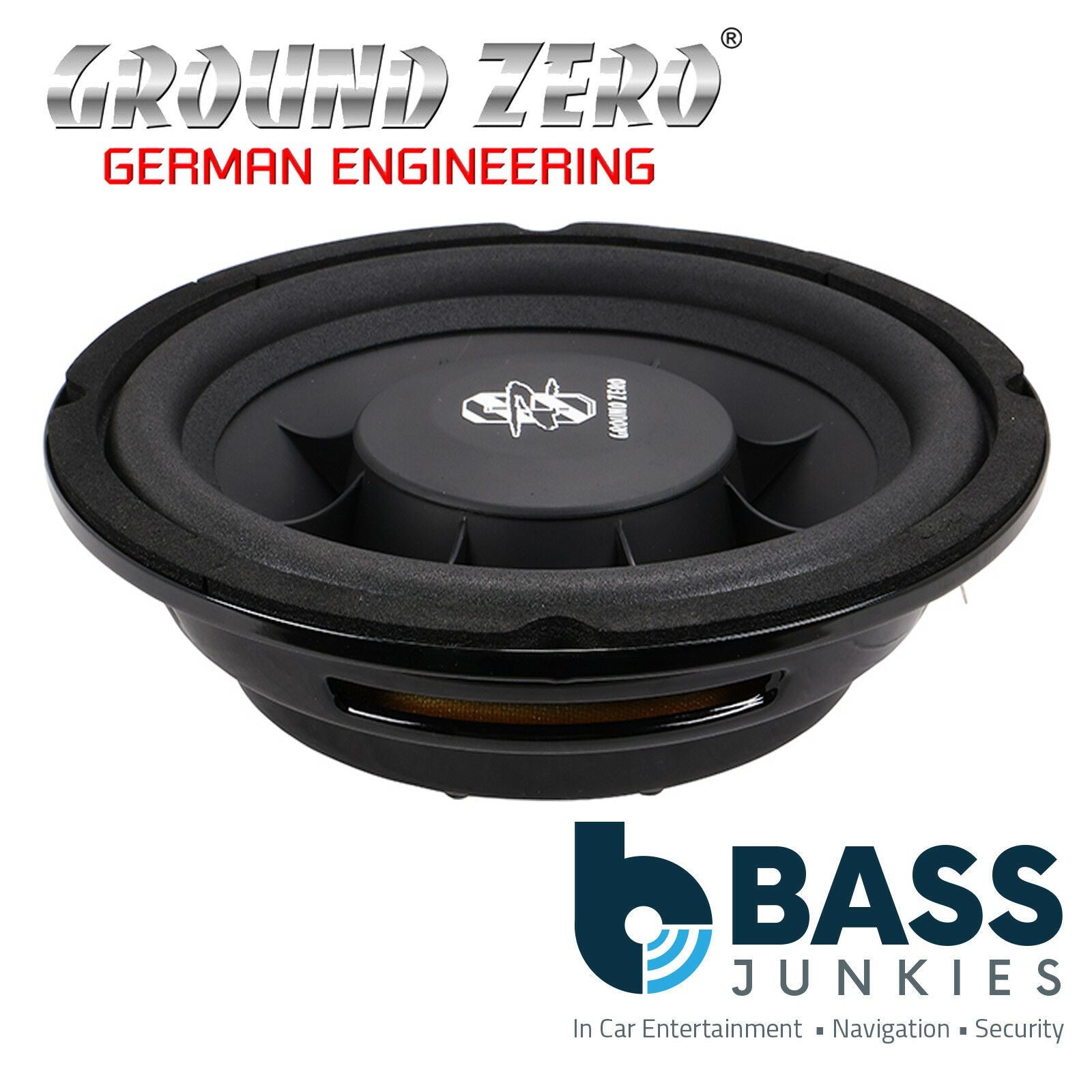 Ground Zero GZRW 8FL - 20 cm / 8" Flat-Subwoofer - 2 Ohm - 150 WRMS