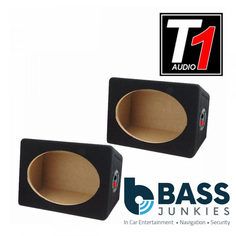 T1 Audio - 6" x 9" Sealed Enclosure Fully Carpeted MDF Car Sub Subwoofer Bass Box