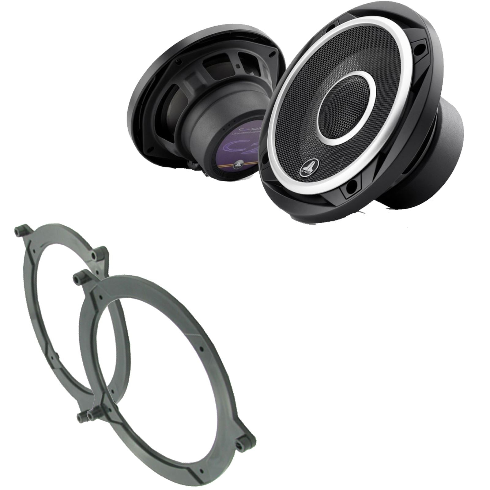 JL Audio C2-525X 2-Way 130mm/13cm/5.25" Coaxial Speakers (Per Pair 450 Watts) Fits BMW 3-Series 1999-05