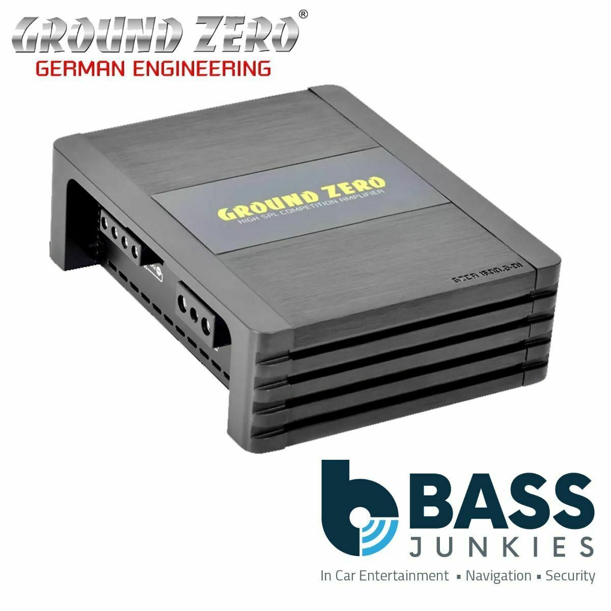 Ground Zero GZCA 1500.2-D1 1500 Watts 2-Channel Competition SPL Car Amplifier