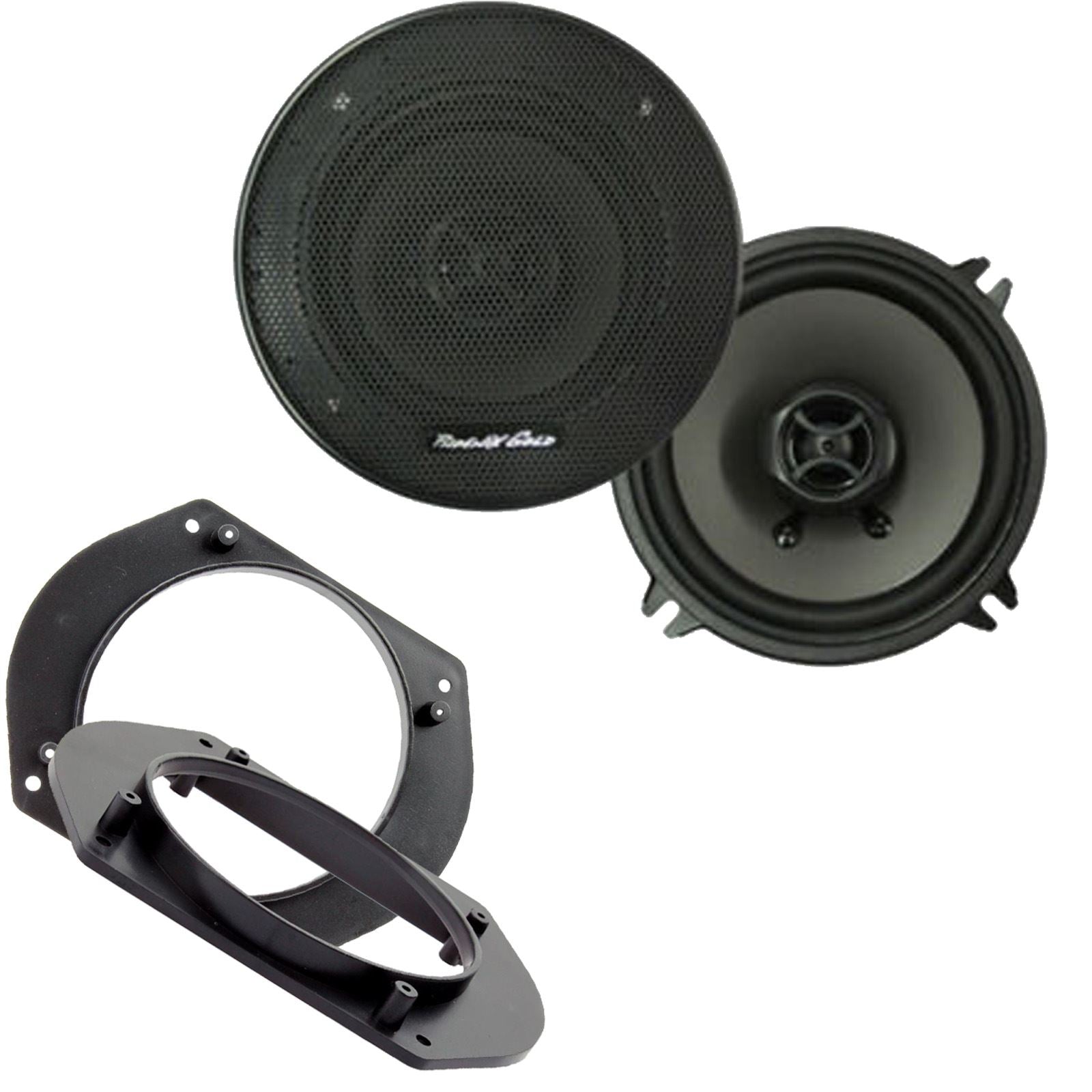 Phoenix Gold Z5CX 2-Way 130mm/13cm/5.25" Coaxial Speakers (Per Pair 280 Watts) Fits Fiat Brava 1995-01 | Bravo 95-01 | Marea 96-02 | Multipla 99-10