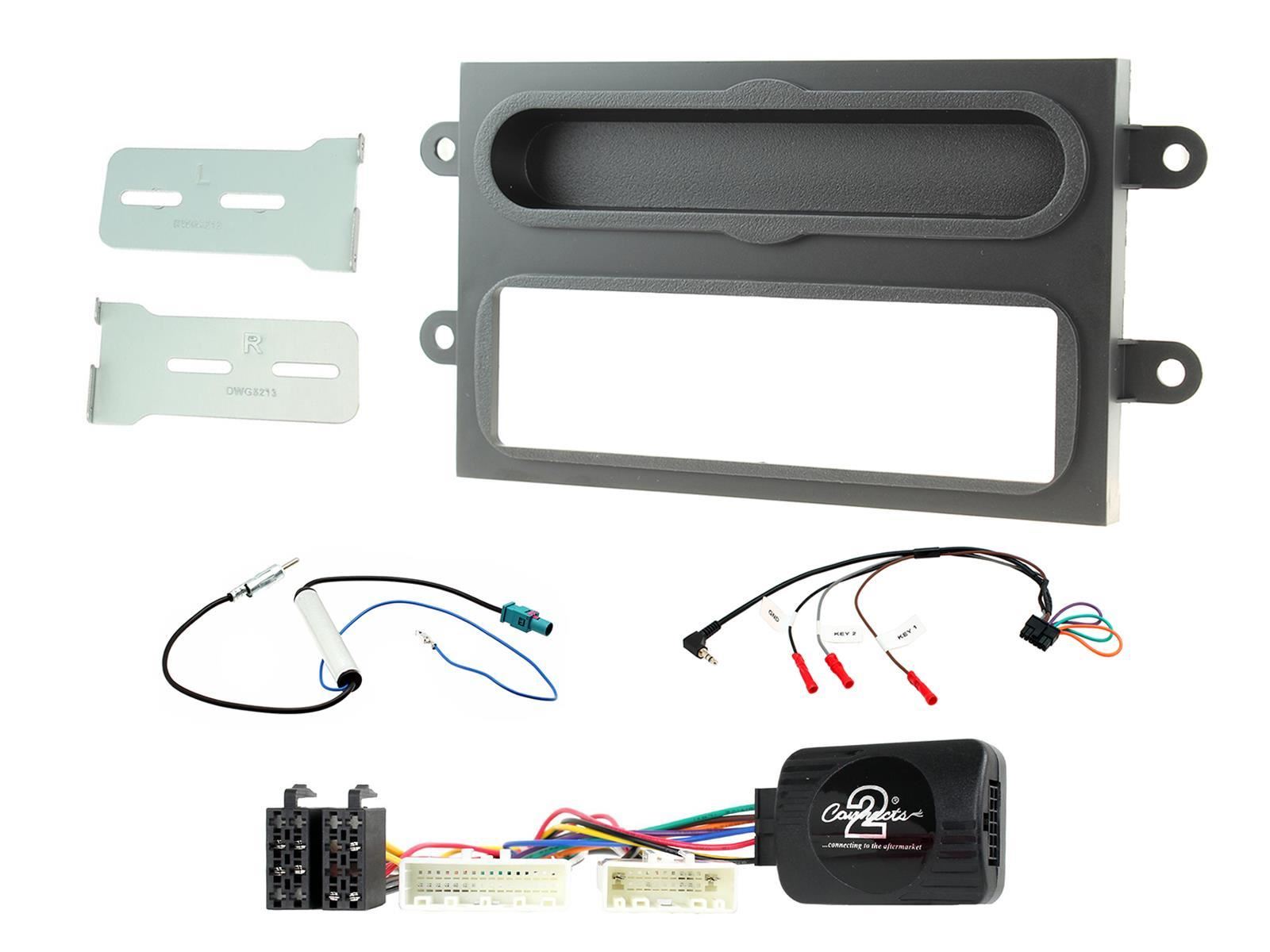 Connects2 Double Din Stereo fitting kit for Renault Twingo 2014-2021 Vehicle Specific Stereo Screen Steering Controls Fitting Kit