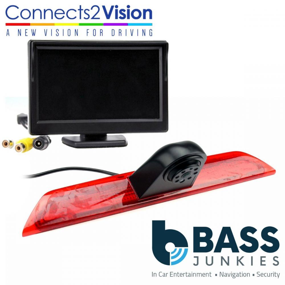 Ford Transit 2014 Onwards Rear Brake Light Reversing Camera & 5" Screen Kit