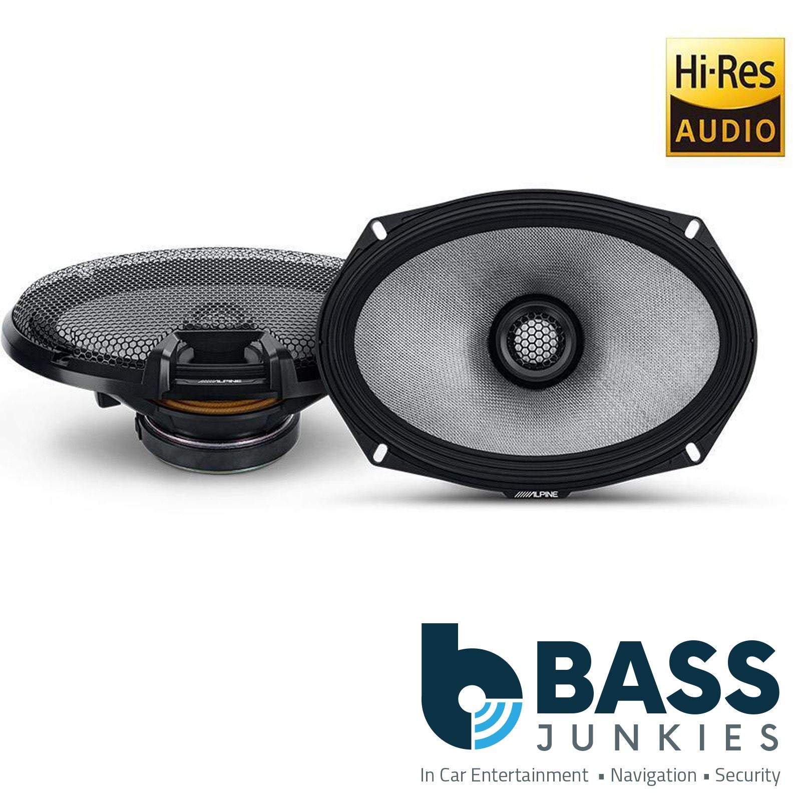 ALPINE R2-S69 SPEAKERS 6X9 INCH 2022 R SERIES 2 WAY PARCEL SHELF COAXIAL 100W