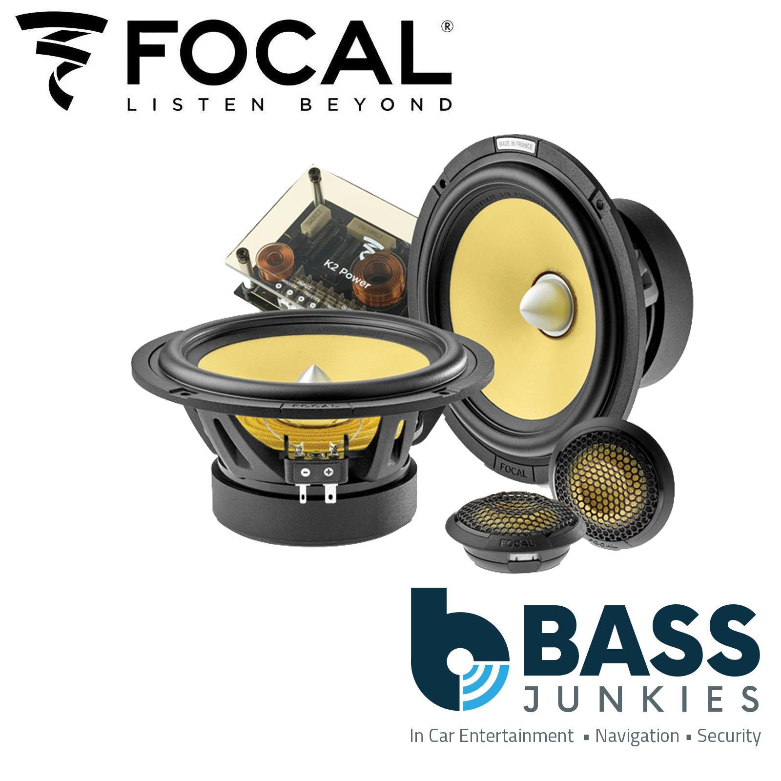 Focal ES165K2E 165mm / 6.5” 2-way 100W Max Power Component Speakers Kit