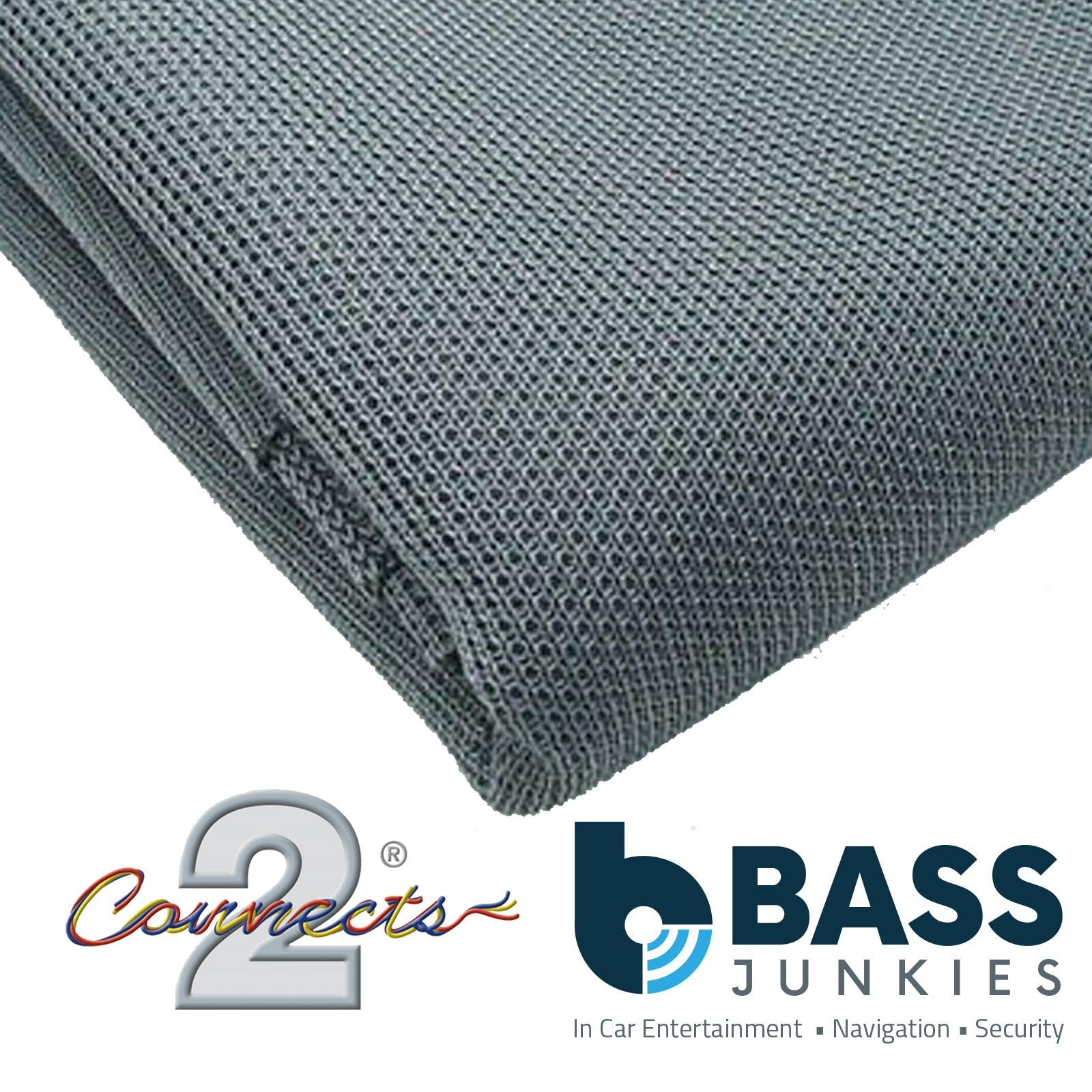 Connects2 CT64-03 Grey Acoustic Speaker Grille Cloth Approx Size 70cm x 140cm