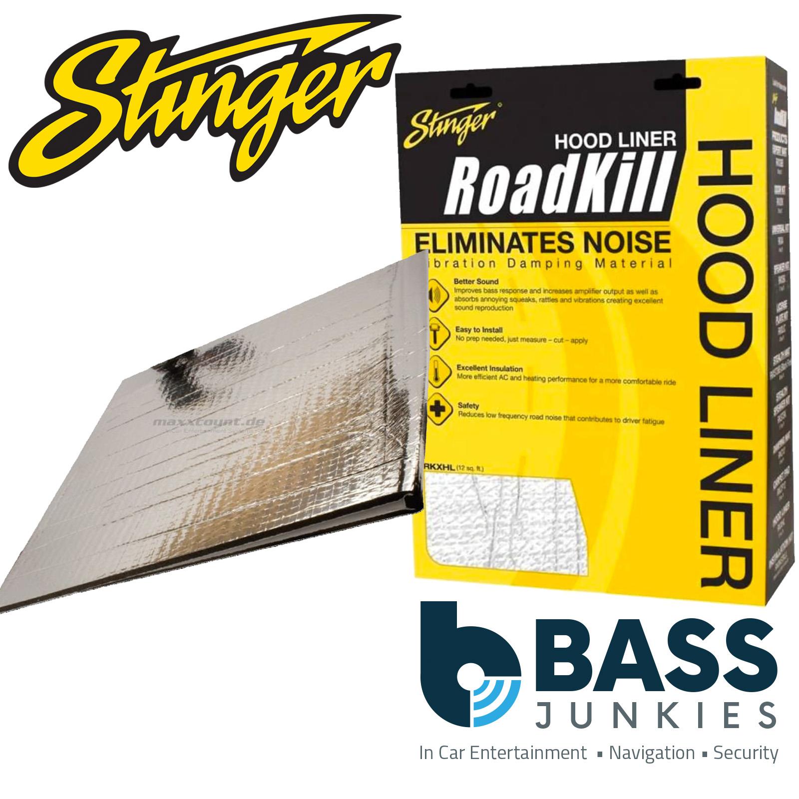 Stinger RKXHL ROADKILL HOOD LINER DAMPING KIT - 12sqft, 1/pack (32 x 54") - 1" thick