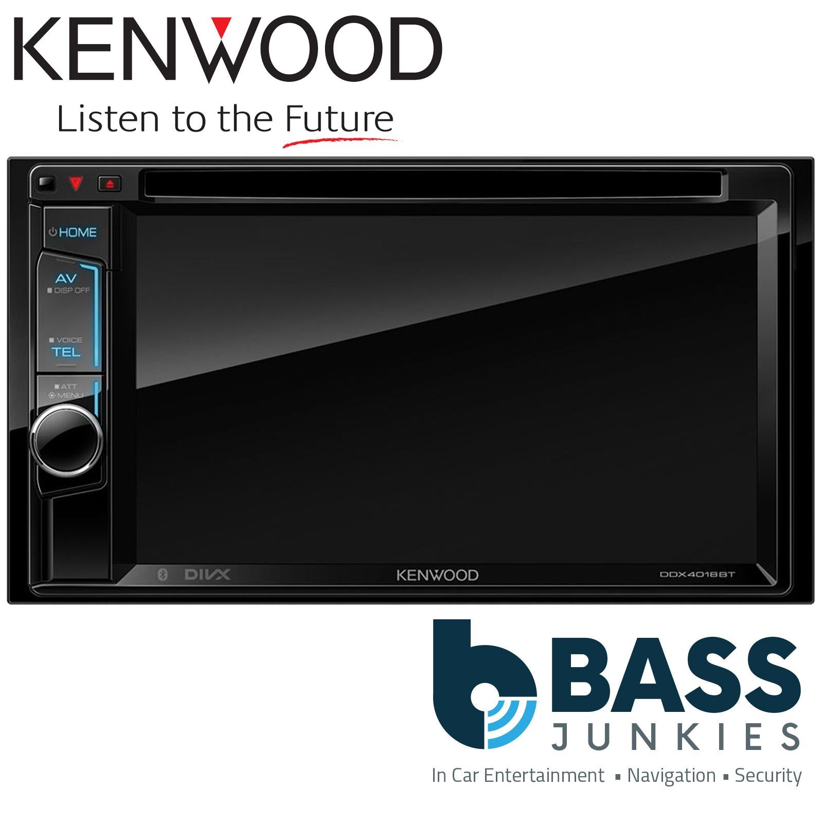 Kenwood DDX-4018BT 6.2” Built-in Bluetooth iPod iPhone Spotify DVD-Receiver Monitor