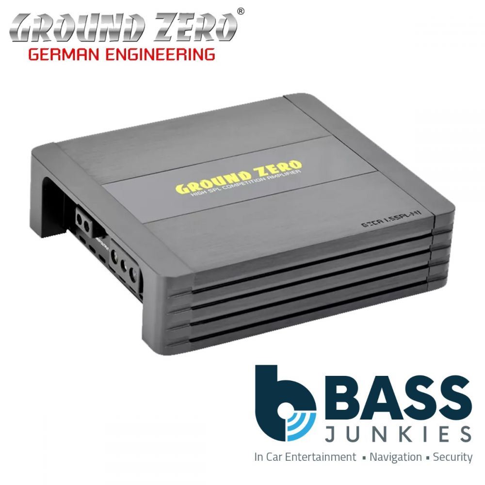 Ground Zero GZCA 1.5SPL-M1 1500 Watts 1-Channel Competition SPL Car Amplifier