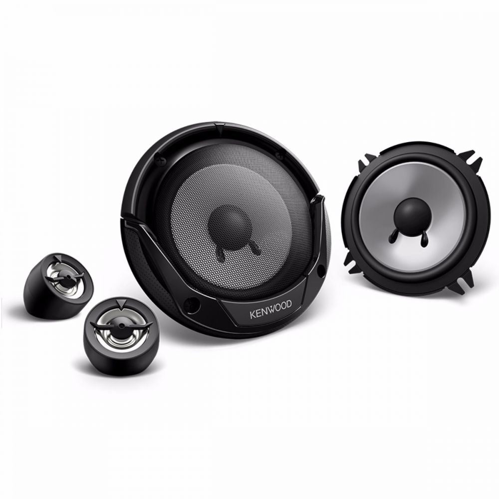 Kenwood KFC-E130P - 13 cm 5.25" 250 Watts 2 Way Component Kit Car Van Door Speakers