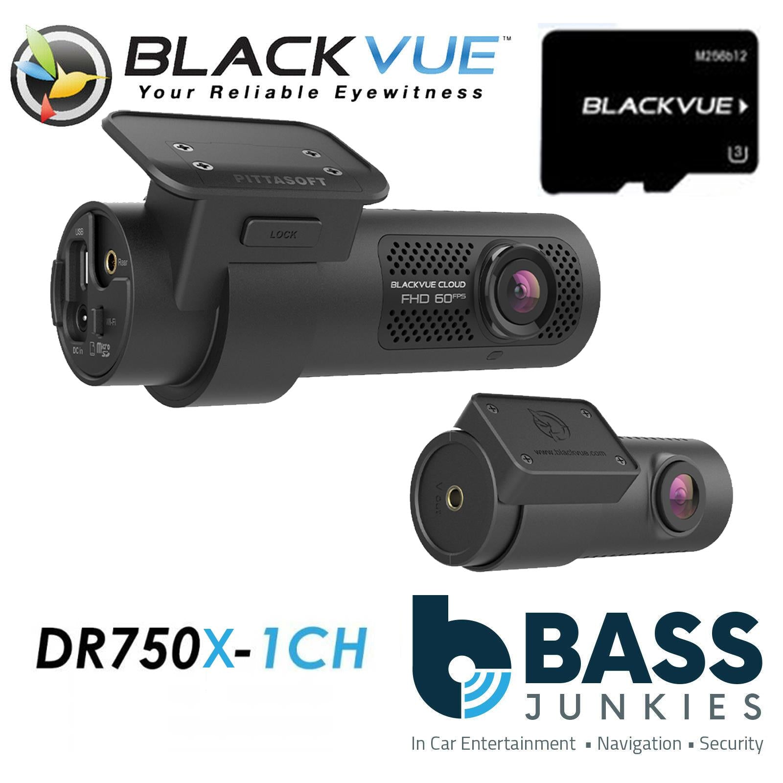 Blackvue DR900X IR-2CH 128GB IR 8-MP 4K UHD Ultra Wide Font & Rear Car Dash Camera WIFI Cloud @30fps Rear Camera @60fps Front Camera
