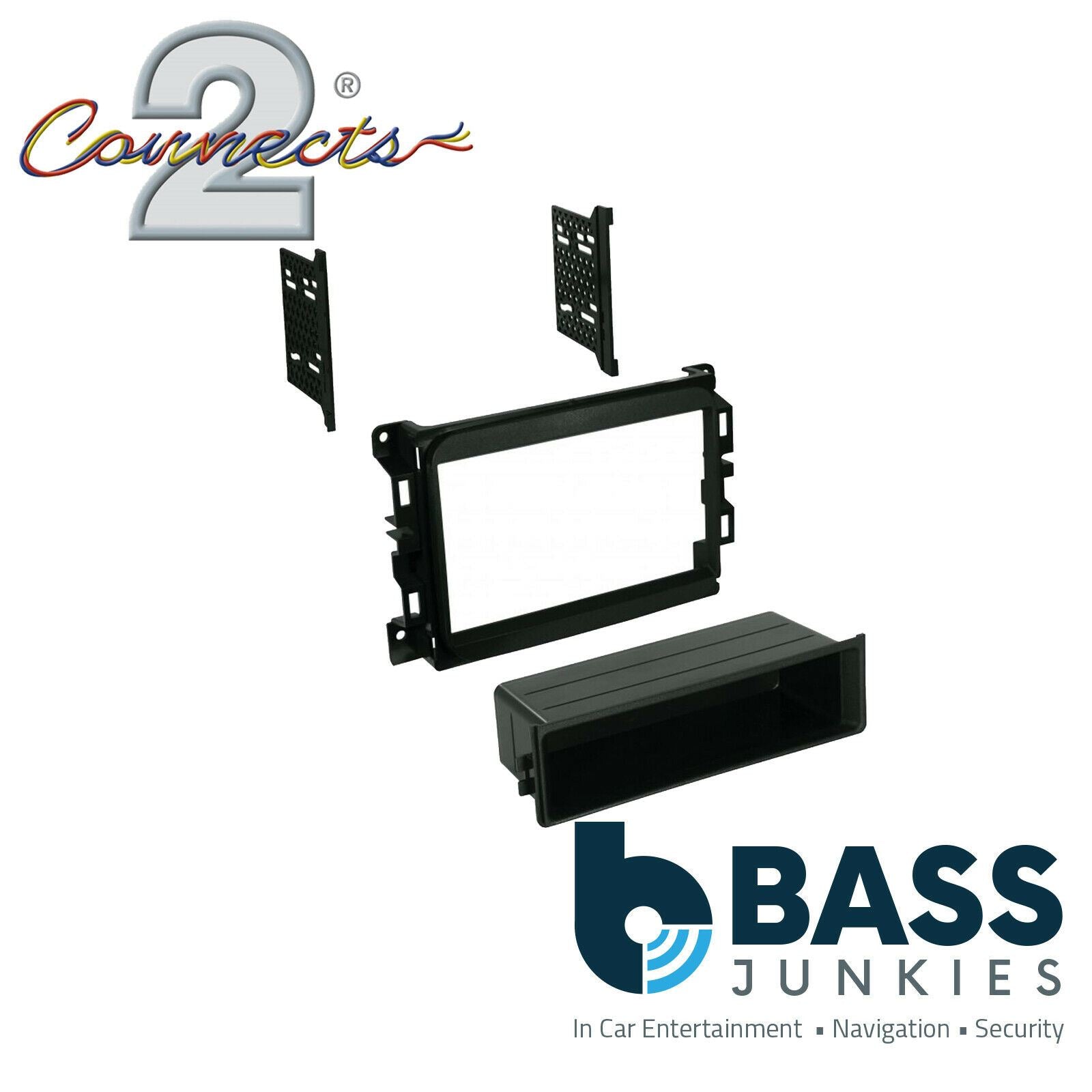 Connects2 CT24DG07 - Dodge Ram 2013 - 2018 Single/Double Din Fascia Panel