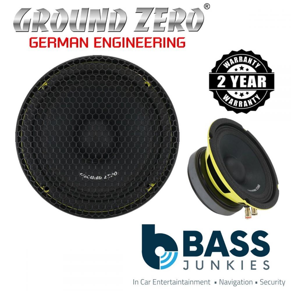 Ground Zero GZCM 6.5SPL - 6.5" 100 Watts RMS Midrange Car Van Single Speaker