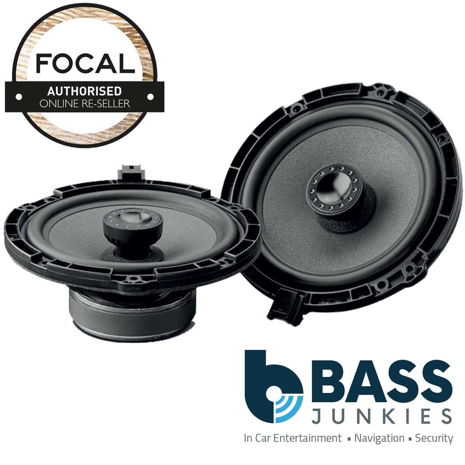 Focal ICPSA165 - Custom Fit 6.5" 280W 2-Way Coaxial Car Speaker Integration Kit for Citroen, Peugeot, Vauxhall