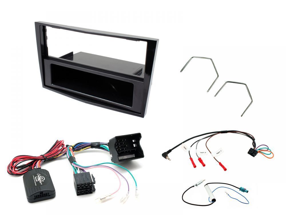 Connects2 CTKVX17 - Vauxhall Astra 2004 - 2009 Single Din Fascia & Steering Wheel Interface Installation Kit