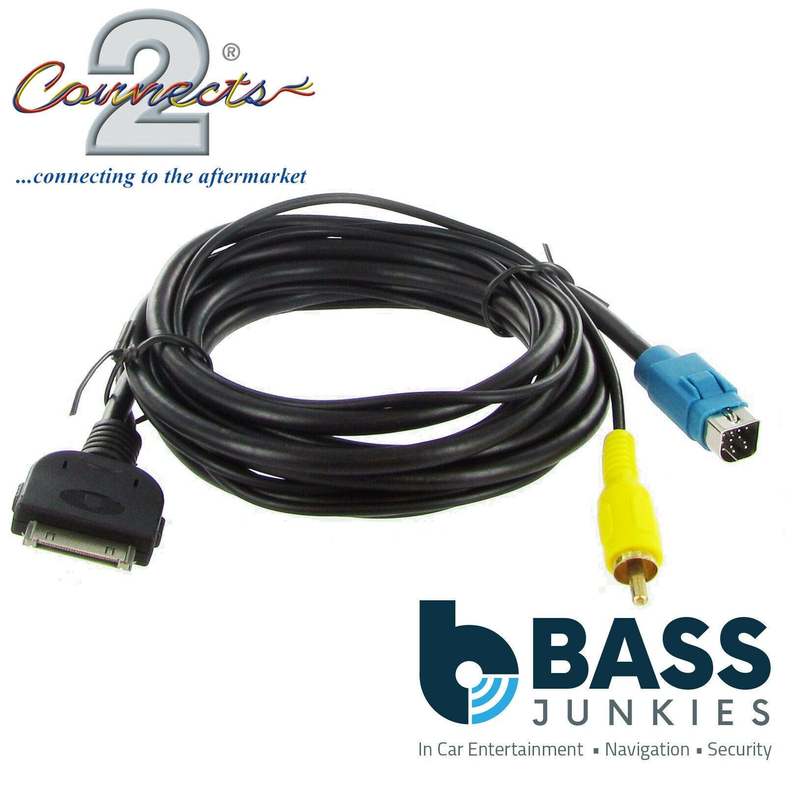 Connects2 CT29IP27 Alpine KCE-435IV Car Stereo Replacement iPod iPhone Adapter Cable Lead