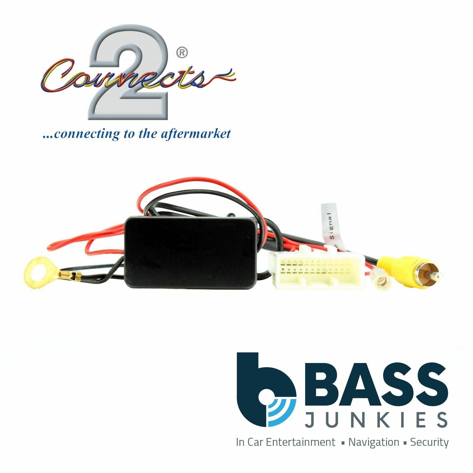 Connects2 CAM-NS1-RT - Nissan Navara Note Pathfinder Qashqai X-Trail Car Stereo Camera Retention Interface Adapter Lead