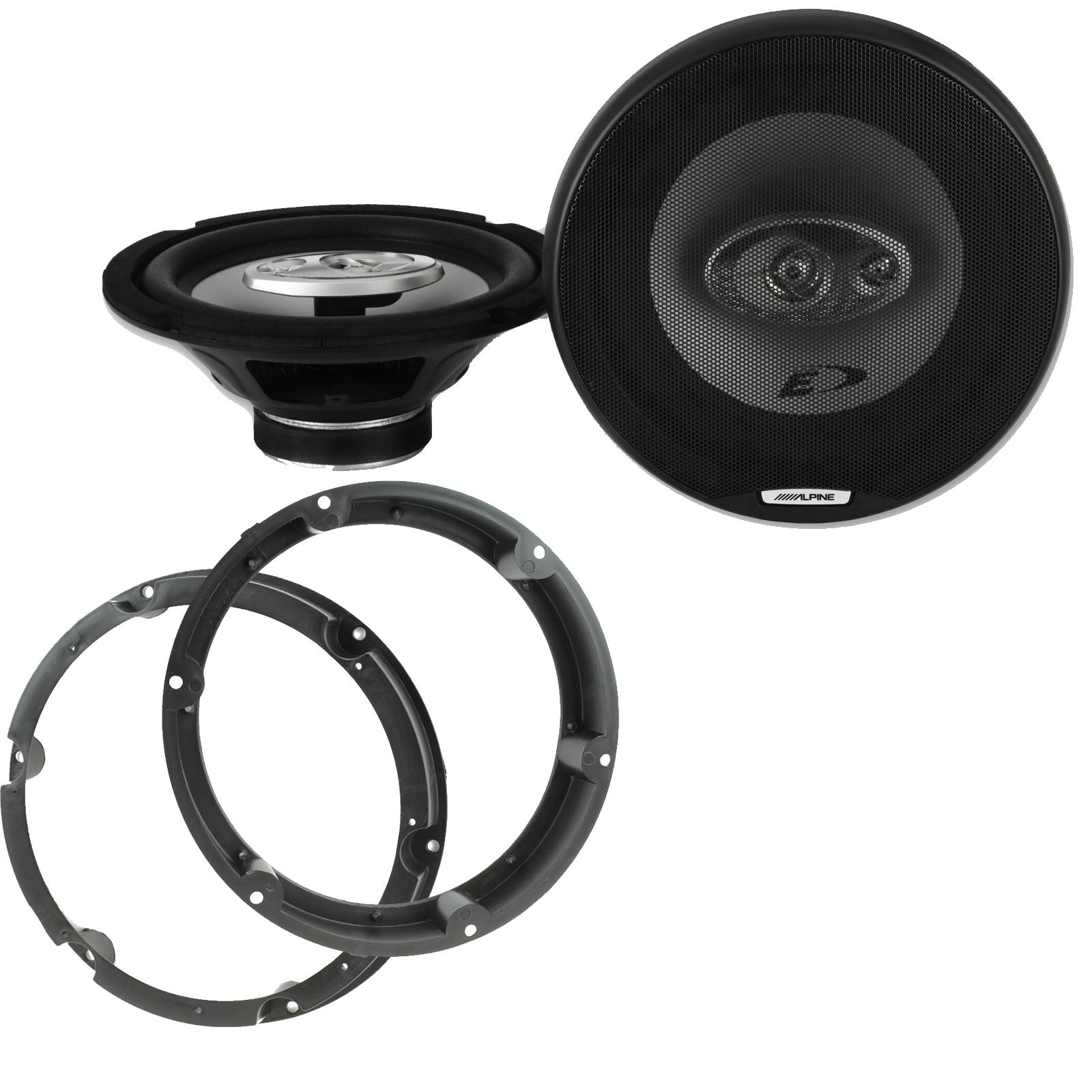 Alpine SXE-2035S 8" 8inch Speakers 560w 200mm/20cm Fits VW Transporter 2015-19
