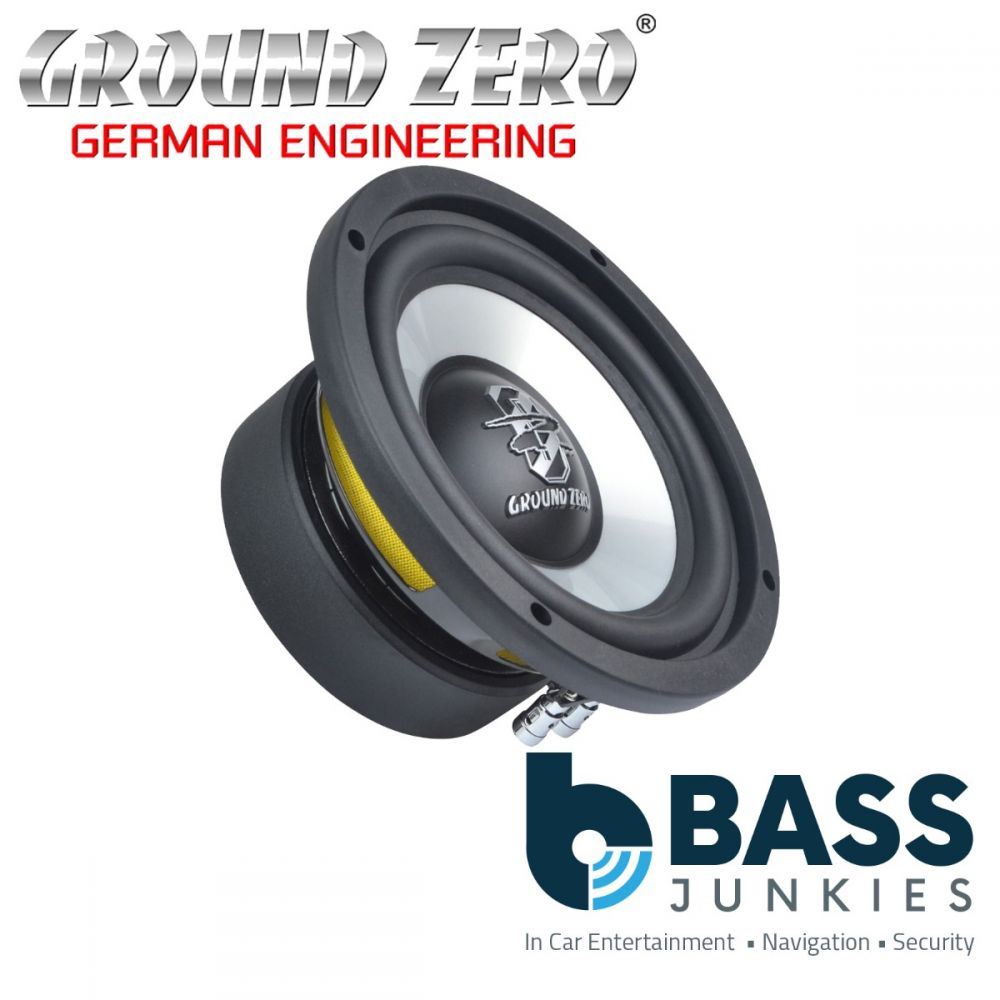 Ground Zero GZIW 165X-II - 6.5" Inch 16.5cm 100 Watts 4 Ohm Car Sub Subwoofer
