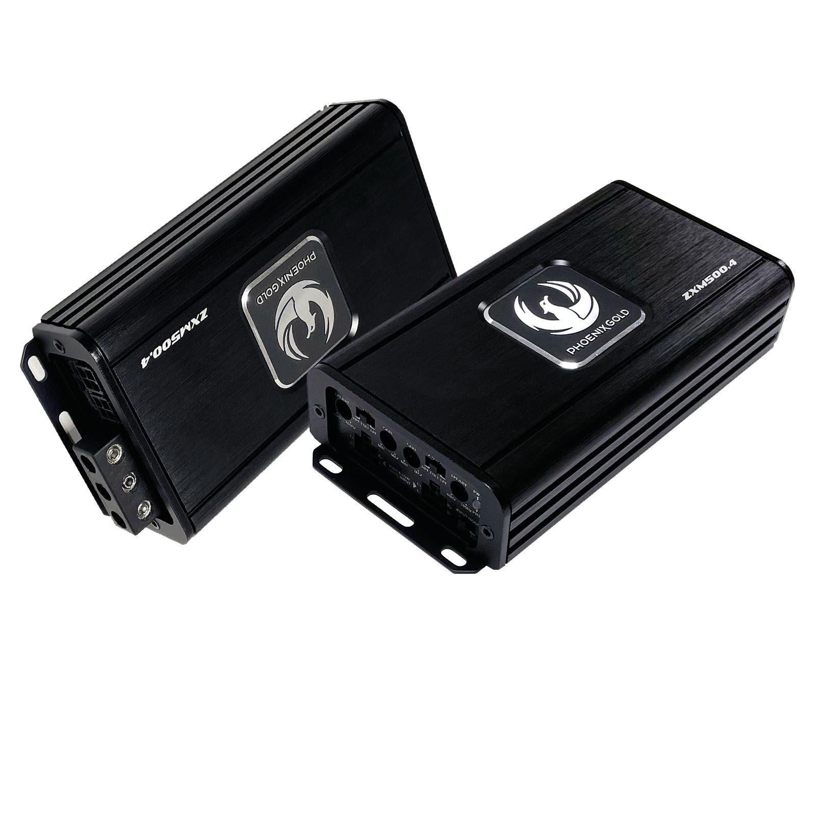 PHOENIX GOLD ZXM500.4  4 channel 1000 Watt Bridgeable Car MINI Micro Amplifier,  4x80W RMS @ 4 Ohms, 4x125W RMS @ 2 Ohms