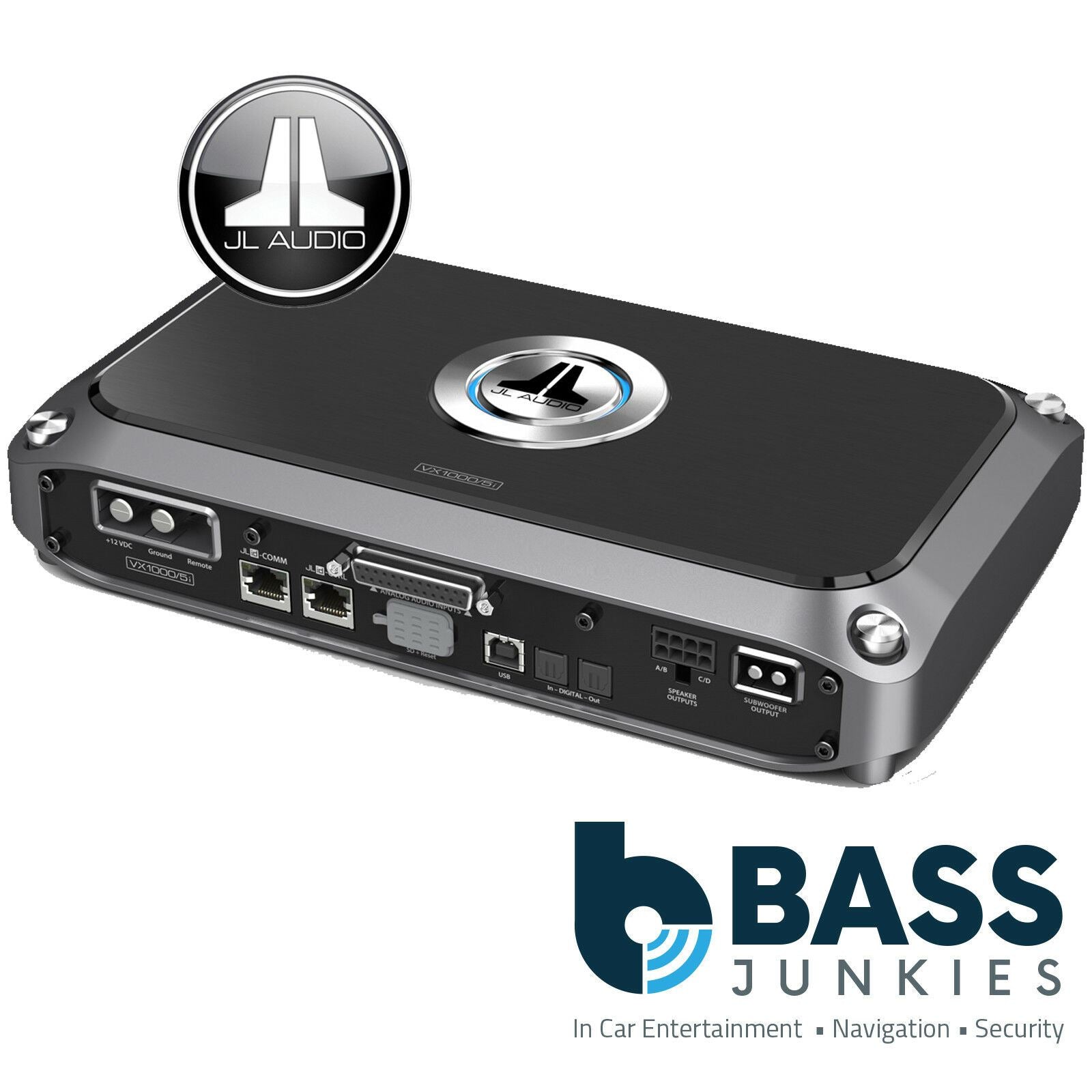 JL Audio VX1000/5I 1000 Watts 5-Channel Class D Car Amplifier with Integrated DSP