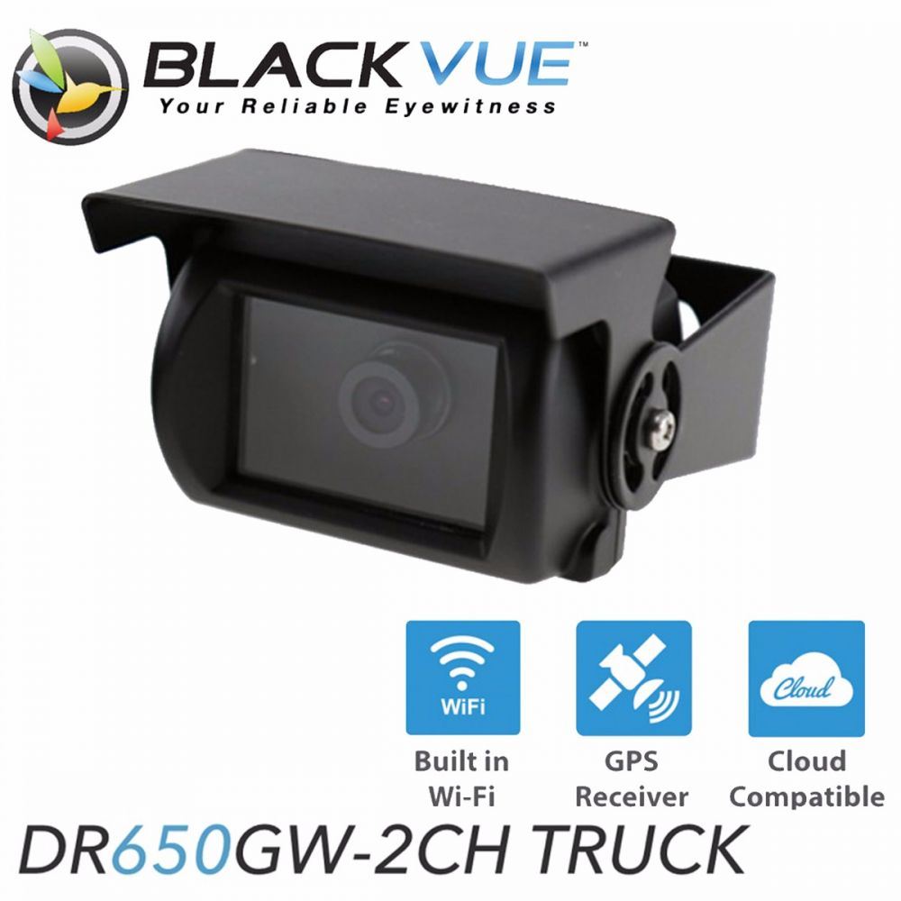 BLACKVUE DR650S 2CH TRUCK 16GB - Front & Rear Full HD Wi-Fi In Car Dash Cam