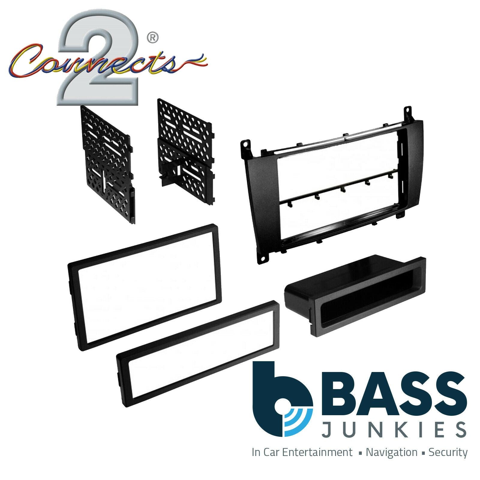 Connects2 CT24MB28 - Mercedes C-Class, CLK Single/Double Din Fascia Panel
