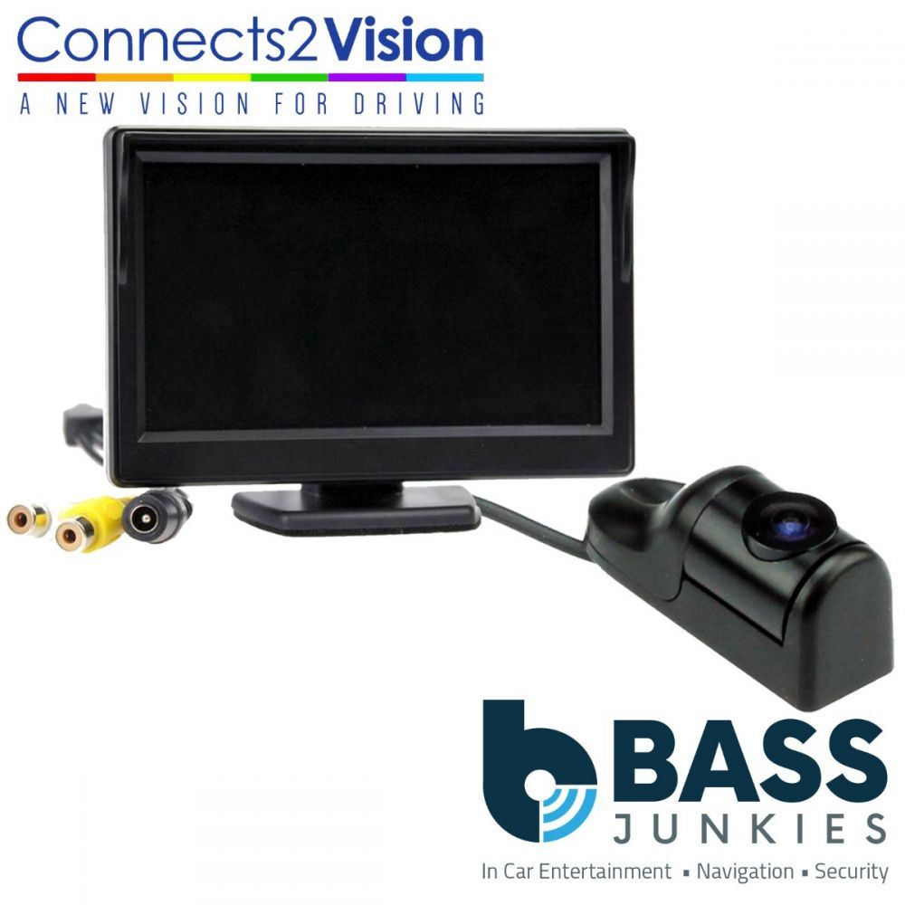 Connects2 CAM-30 Universal Car Van Rear Reverse Camera & 5" Dash Mount Screen Kit