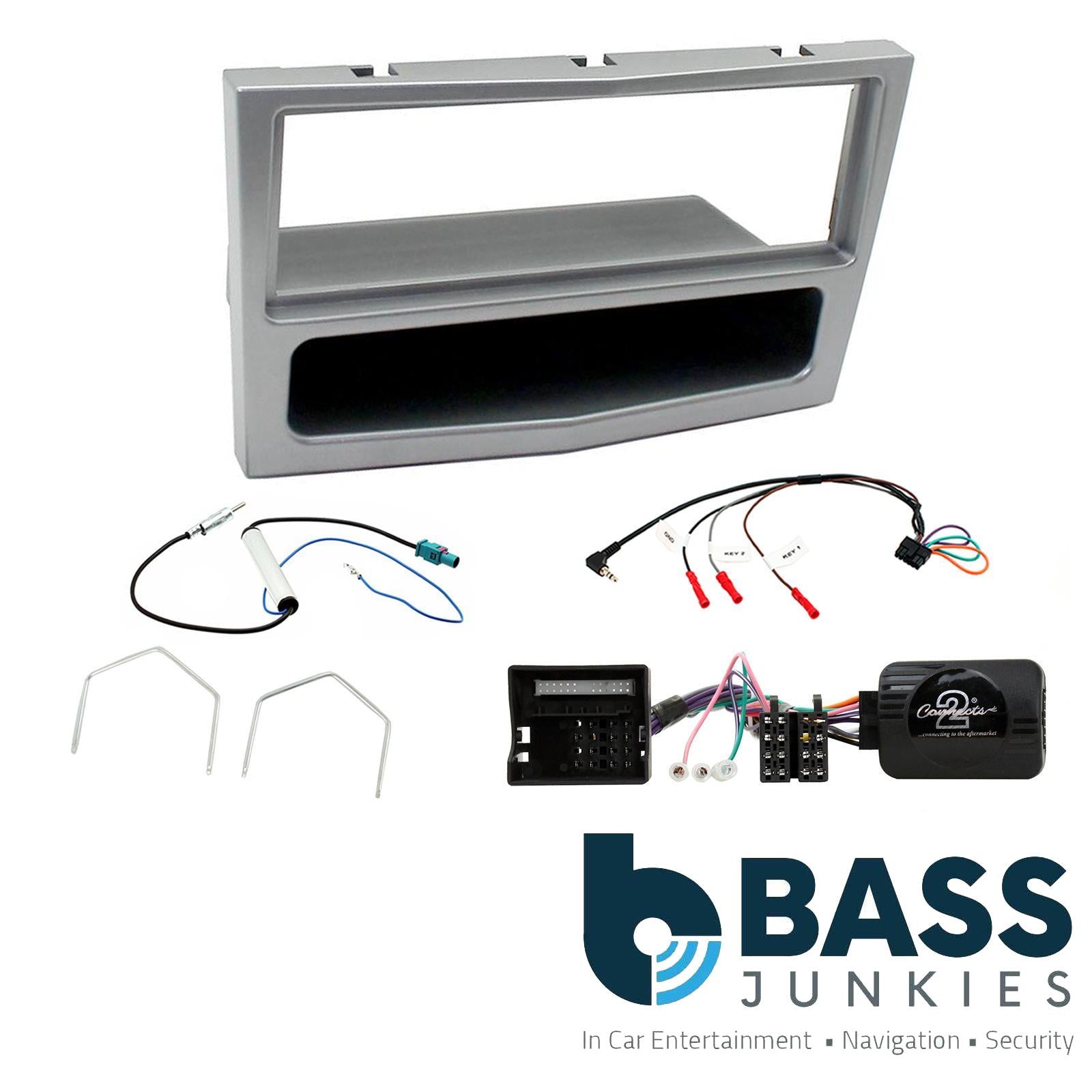 Single Din Stereo Fitting Kit + Steering Controls to fit Vauxhall Antara 2006-10