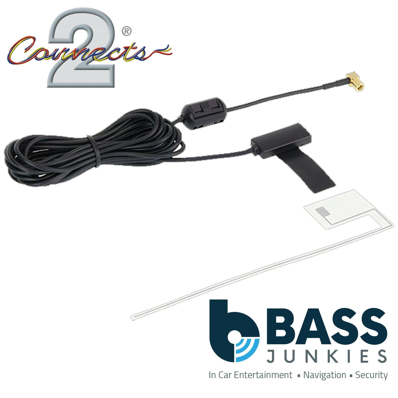 Alpine KAE-242DA-R Amplified Internal Glass Mount DAB/DAB+ Car Antenna Aerial