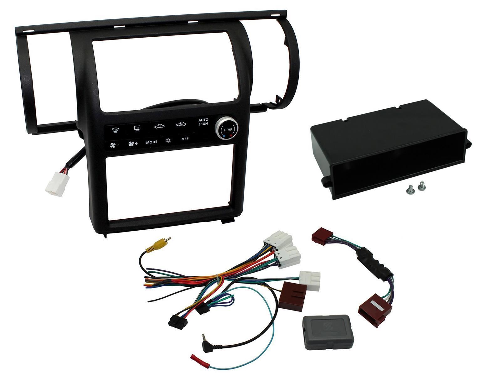Double Din Stereo Fitting Kit + Steering Wheel Stalk Controls to fit Nissan Skyline 2003-04 | Infiniti G35 2003-04