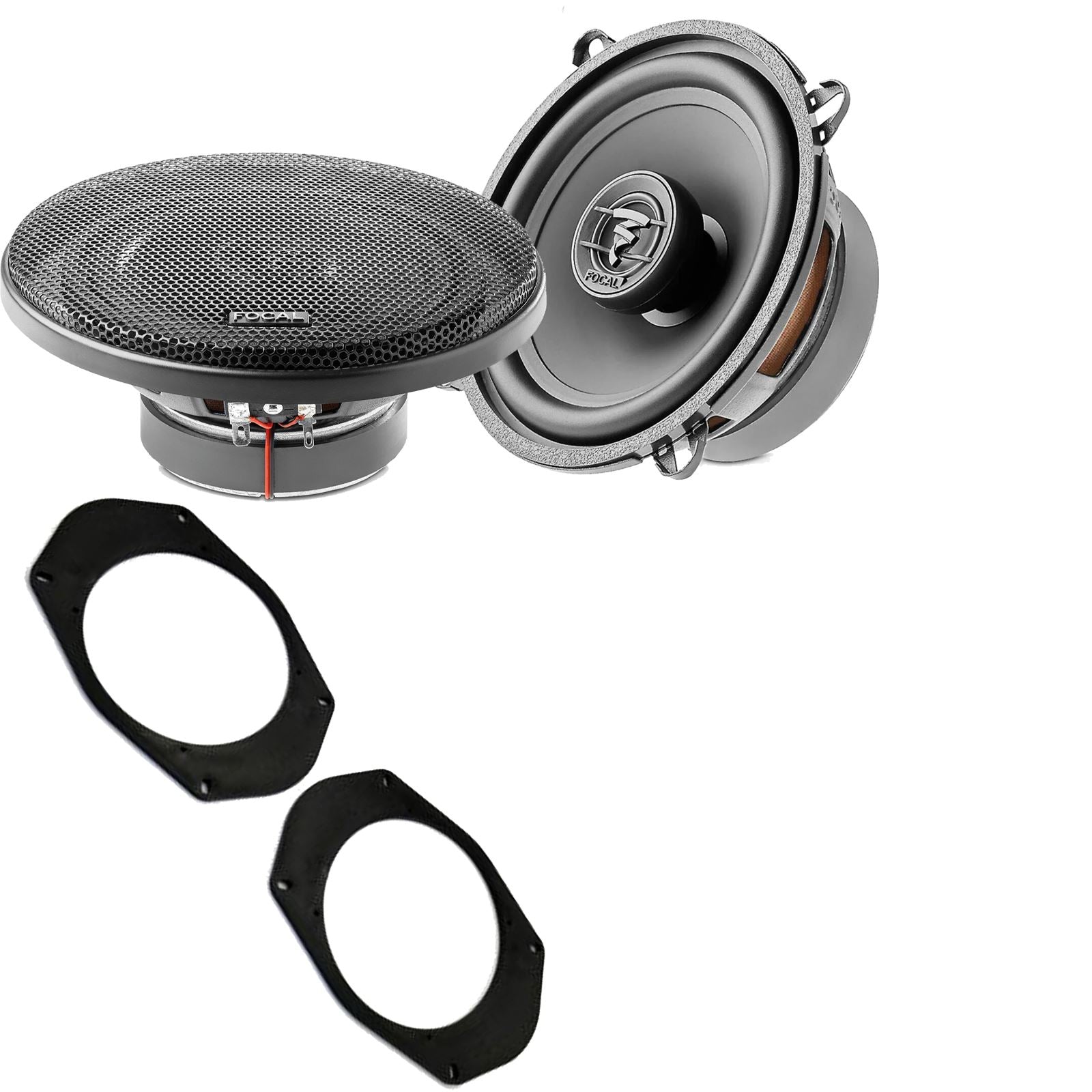 Focal Auditor ACX130 130mm/13cm/5.25" Car Coaxial Speakers (Pair Max 200 watts) Fits Jeep Wrangler 1997-06