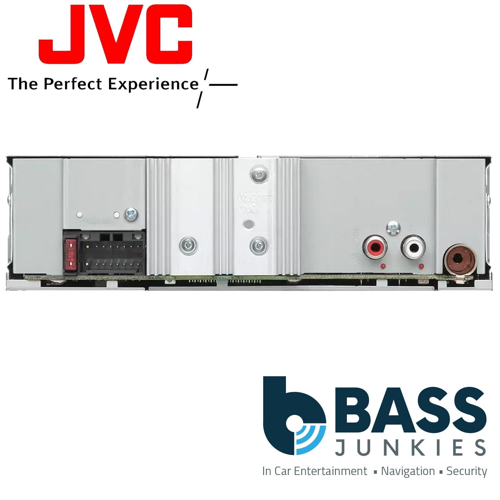 JVC KD-X161 Mechless Front USB AUX Car Stereo Face Off & Multi Colour Display