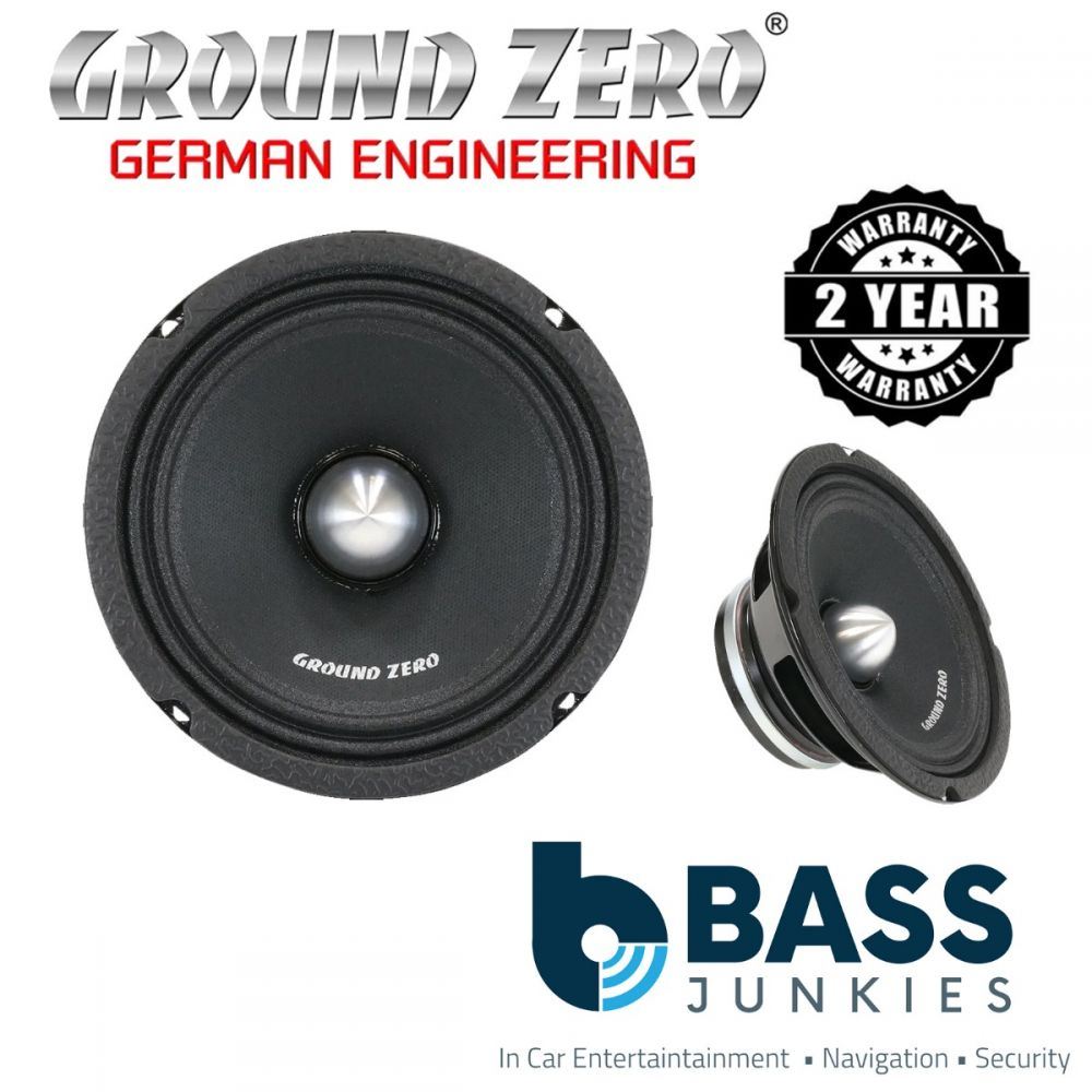 Ground Zero GZCM 6.5NEO - 6.5" 120 Watts RMS Midwoofer Car Van Single Speaker