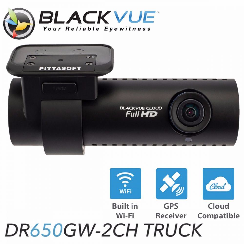 BLACKVUE DR650S 2CH TRUCK 16GB - Front & Rear Full HD Wi-Fi In Car Dash Cam