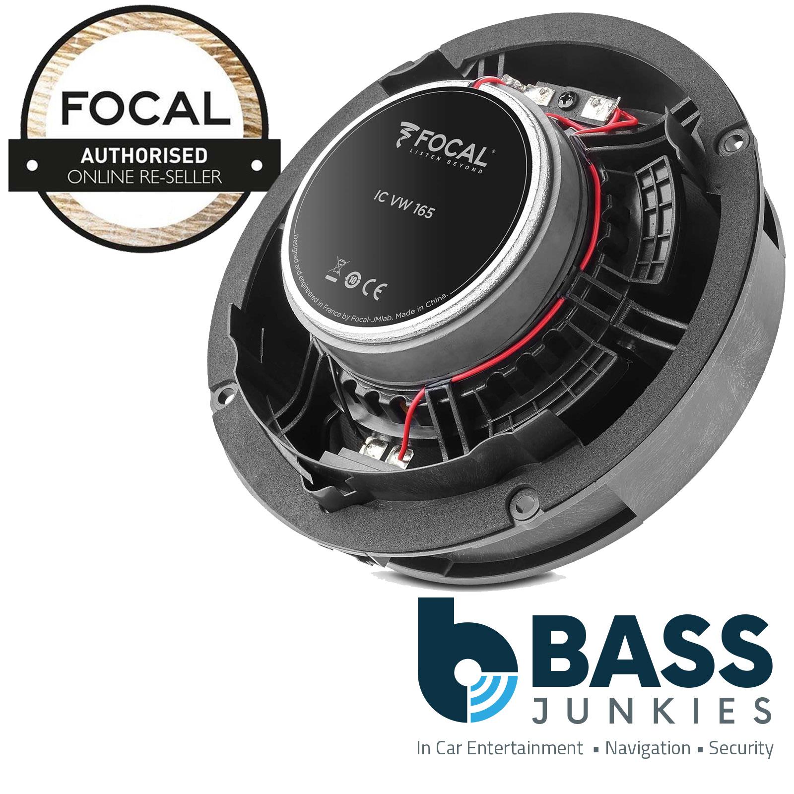 Focal ICVW165 - 6.5" 16.5cm 2-Way 240 Watts VW Replacement Car Door Speakers