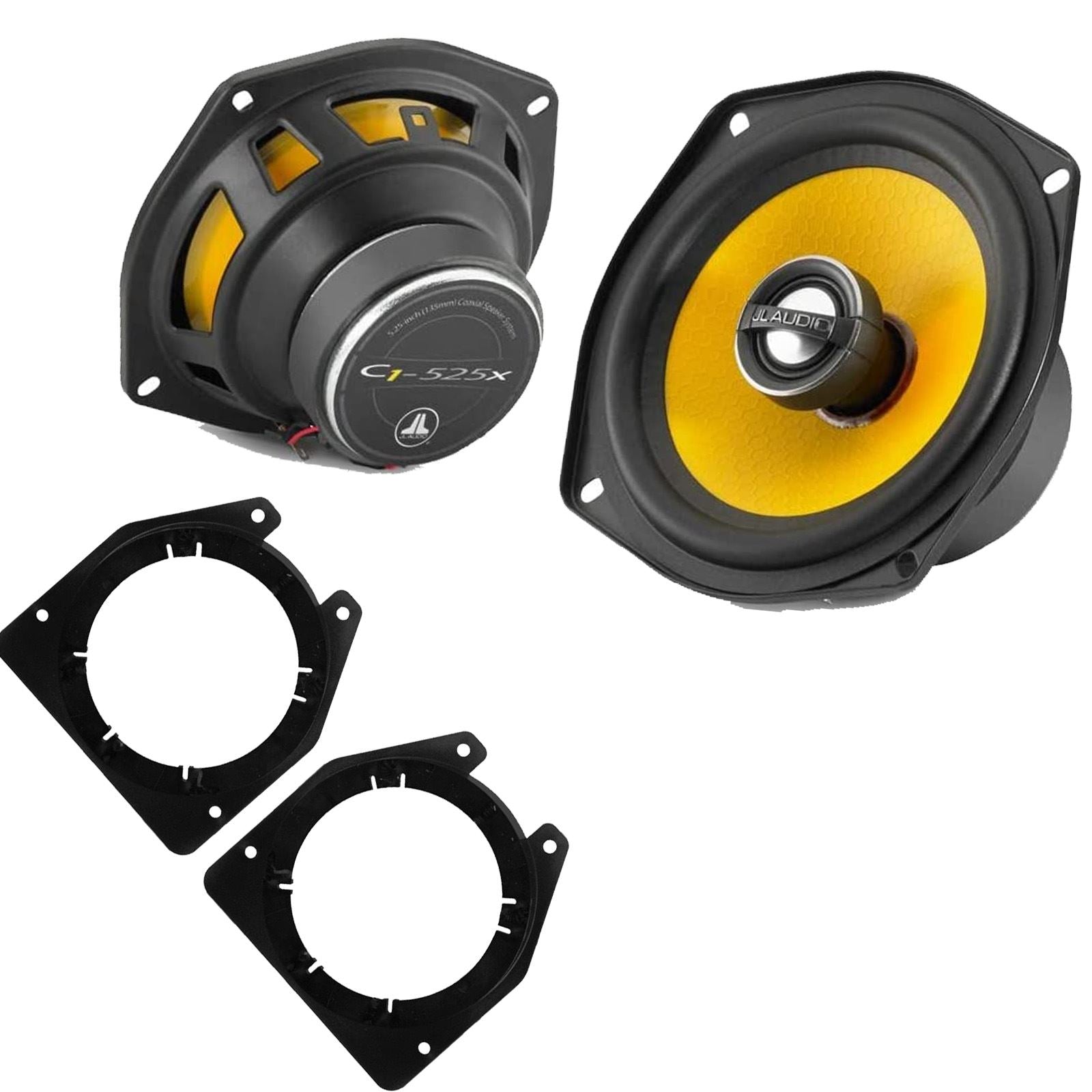 JL Audio C1-525X 2-Way 130mm/13cm/5.25" Coaxial Speakers (Per Pair 450 Watts) Fits GMC VAN 1996-96